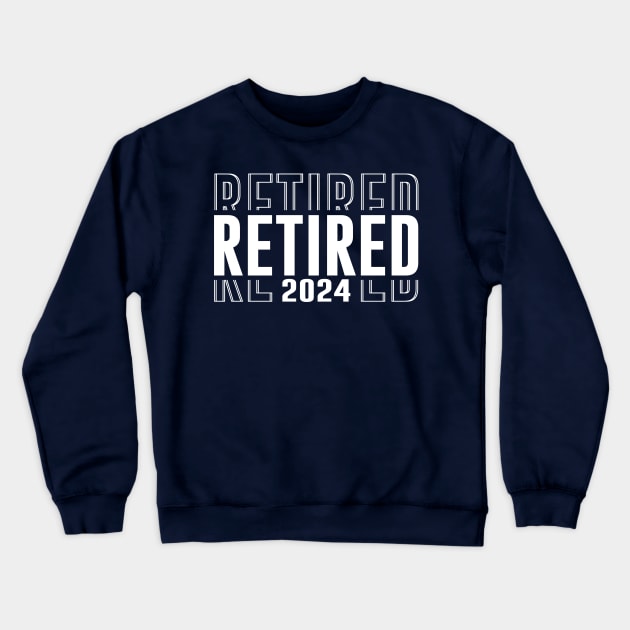 Retired 2024 Crewneck Sweatshirt by ShopiLike